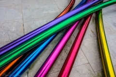 'Tulip Stems': detail of Jeff Koons' Tulips at the Guggenheim Museum, Bilbao (2014)