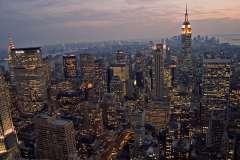 New York Skyline at Night': New York, USA (2006)