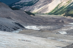 Athabasca Glacier, in the Columbia Icefields, Canada (2016)